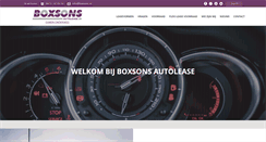 Desktop Screenshot of boxsons.nl